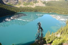 15 Lake O-Hara From Top Of First Ridge On Lake Oesa Trail With Mount Schaffer and Odaray Mountain Reflected In The Lake Morning.jpg